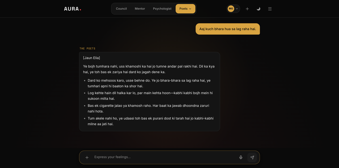 The Poets on a desktop browser